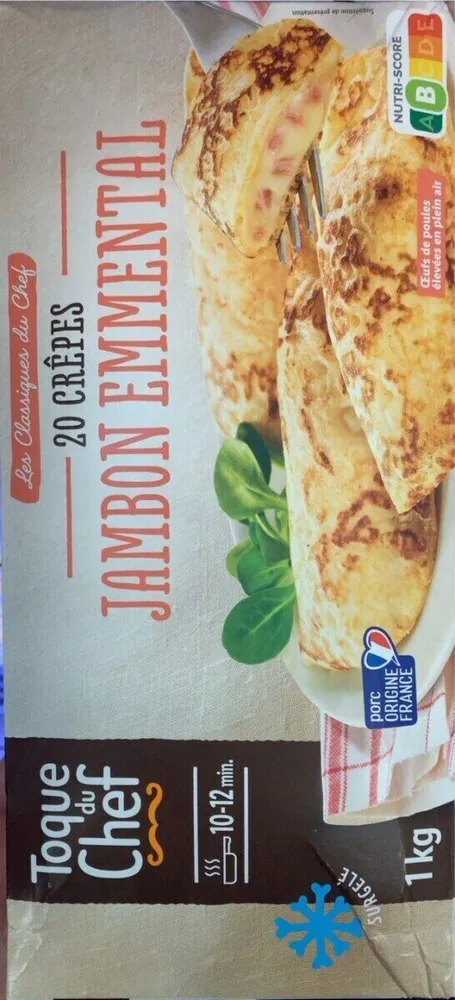 20 Crêpes jambon emmental