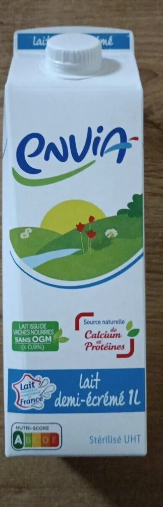 Lait Demi-écrémé 1L