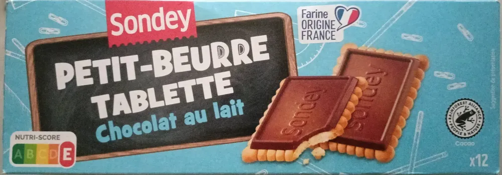 PETIT-BEURRE TABLETTE Chocolat au lait