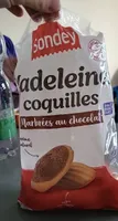 Madeleines coquilles Marbrées au chocolat