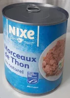 Morceaux de thon listao au naturel