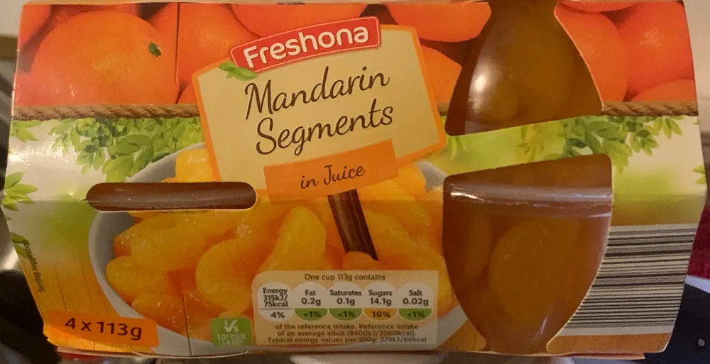 Mandarin Segments in Juice