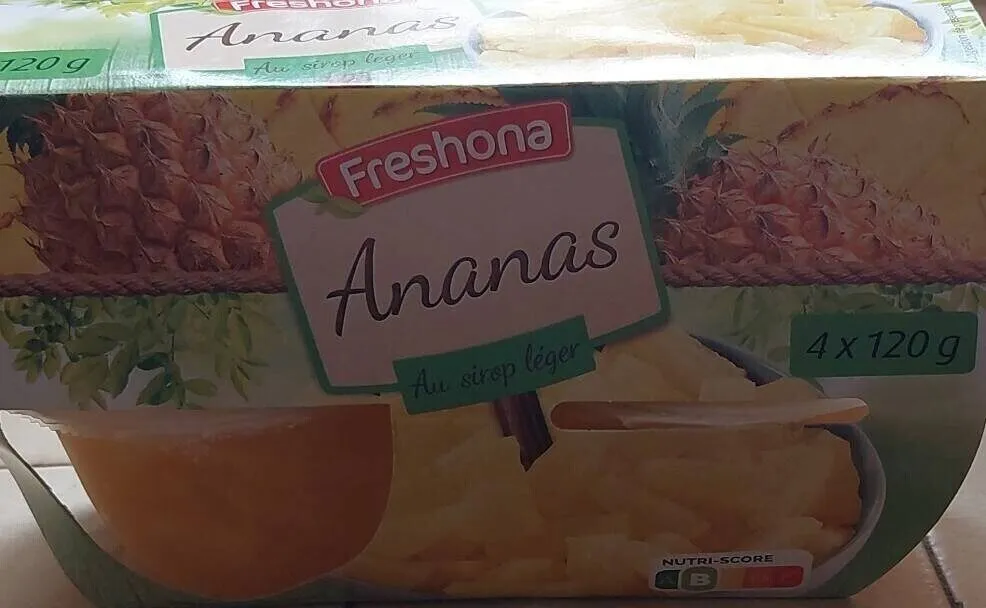 Ananas au sirop léger