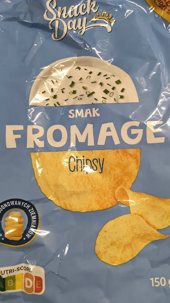Chipsy smak fromage