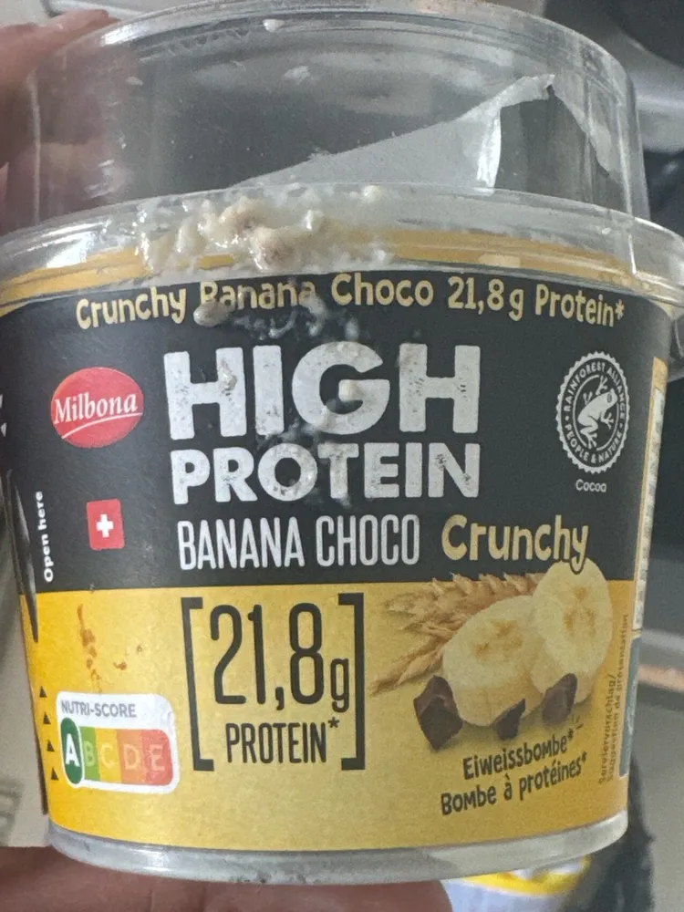 Hifh proteine  banane choco