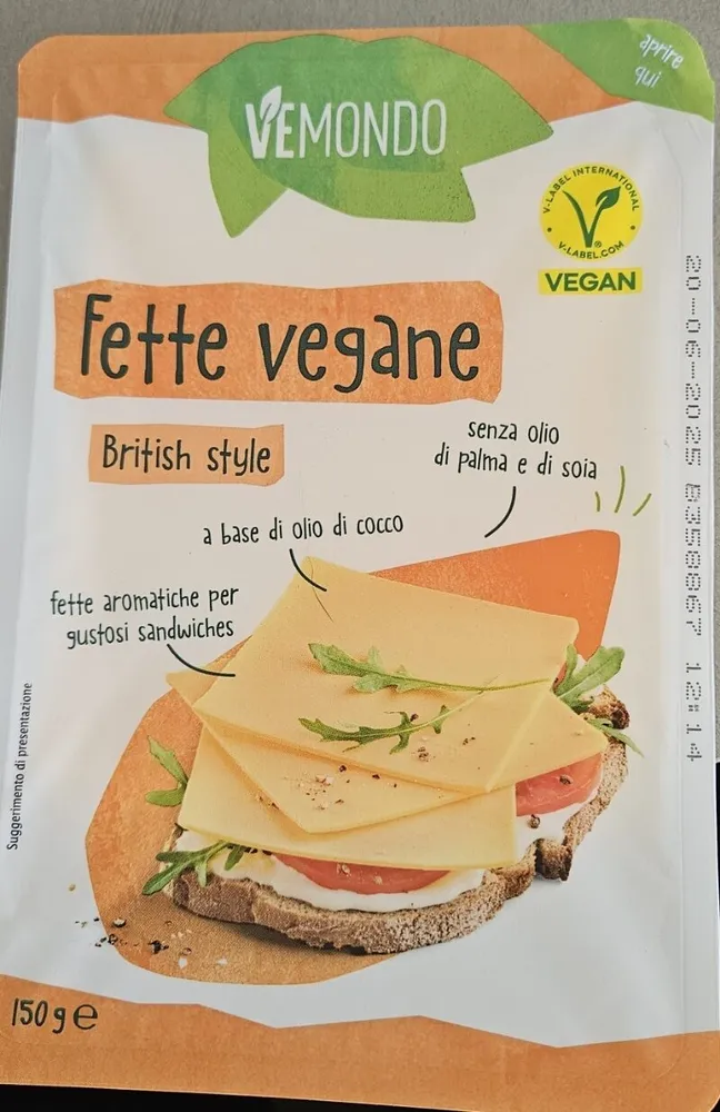 British style vegan slices