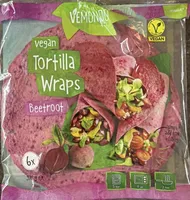 Vegan Tortilla Wraps Beetroot