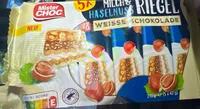 Milch&Haselnuss Riegel Weiße Schokolade