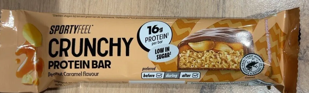 Crunchy protein bar