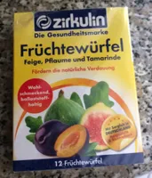 Zirkulin Früchtewürfel, Feige / Pflaume