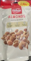 Almonds roasted and salted