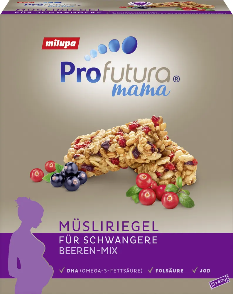 Profutura Mama Müsliriegel für Schwangere Beeren-Mix 200g
