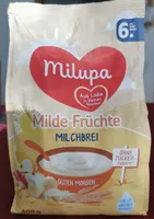 Milde Früchte Milchbrei