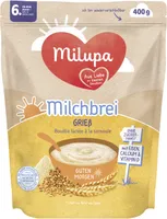 MILUPA Milchbrei Grieß Guten Morgen ab dem 6. Monat 400G