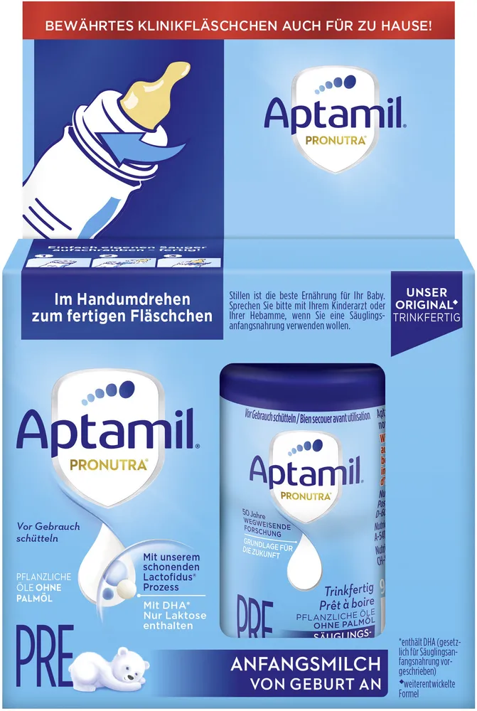 Aptamil Pronutra Anfangsmilch Pre 2x90ml trinkfertig