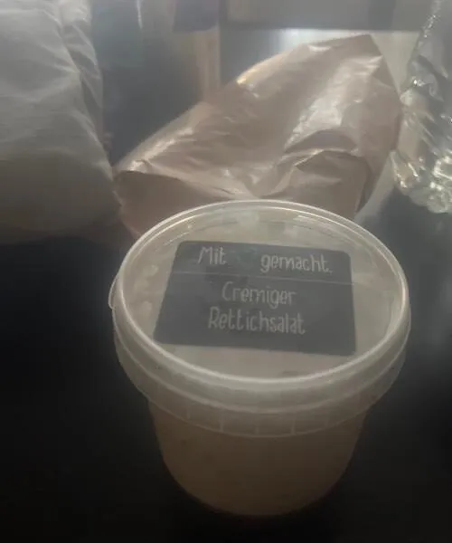 Cremiger rettichsalat