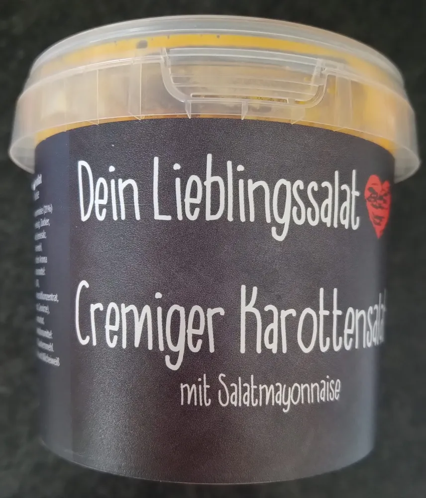 Cremiger Karottensalat mit Salatmayonnaise