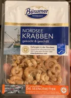 nordsee krabben gekocht & geschält