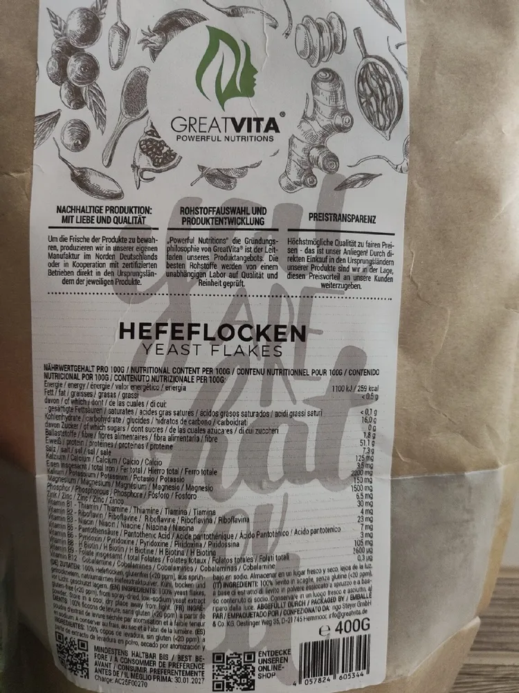 Hefeflocken