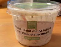Fleischsalat vom Offenstallschwei