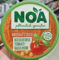 Brotaufstrich Kichererbse Tomate-Basilikum