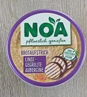 Brotaufstrich Linse - Gegrillte Aubergine