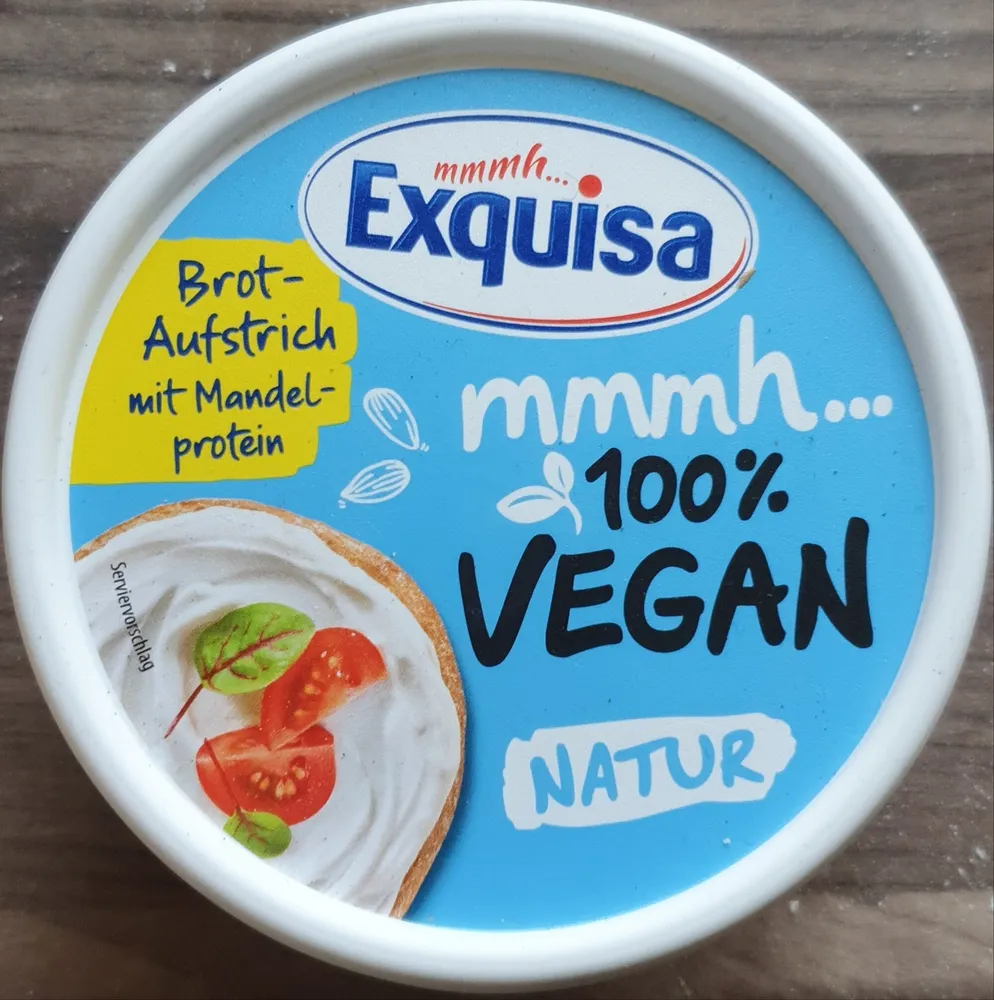 mmmh... Brotaufstrich mit Mandelprotein Vegan Natur