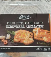 Feuilletés cabillaud écrevisses, arômatisé