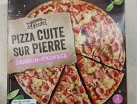 Pizza cuite sur pierre Jambon-Fromage