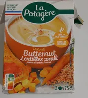 Velouté Butternut lentilles corail