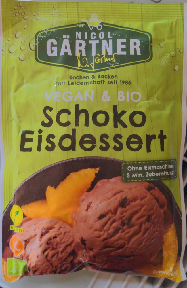 Schoko Eisdessert
