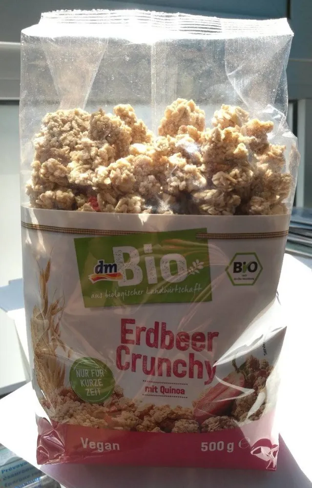 Erdbeer Crunchy mit Quinoa