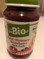 Apfel-Himbeere-Heidelbeere