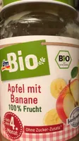 Apfel mit banane