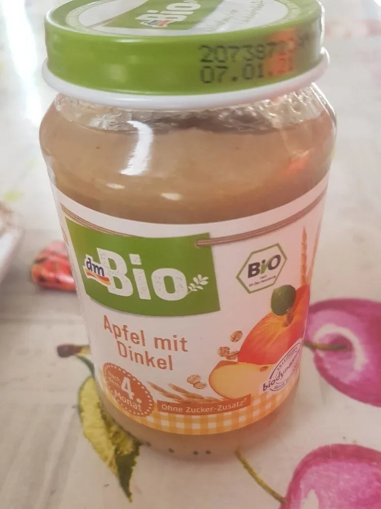 Bio apfel mit dinkel