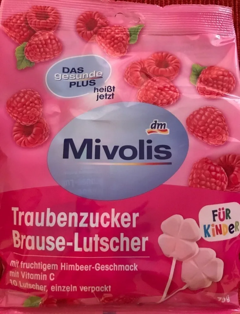Traubenzucker Brause-Lutscher