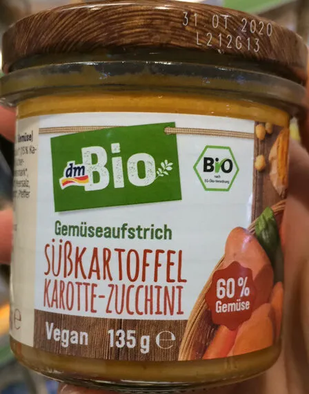 Gemüseaufstrich Süßkartoffel Karotte-Zucchini
