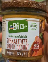 Gemüseaufstrich Süßkartoffel Karotte-Zucchini