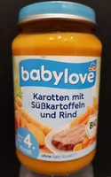Karotten mit Süßkartoffeln und Rind