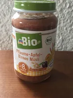 Pflaume apfel birnen musli