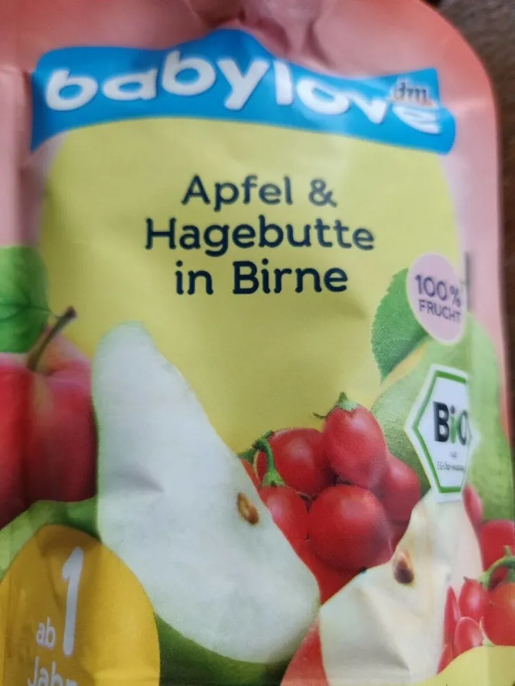 Apfel & Hagebutte in Birne