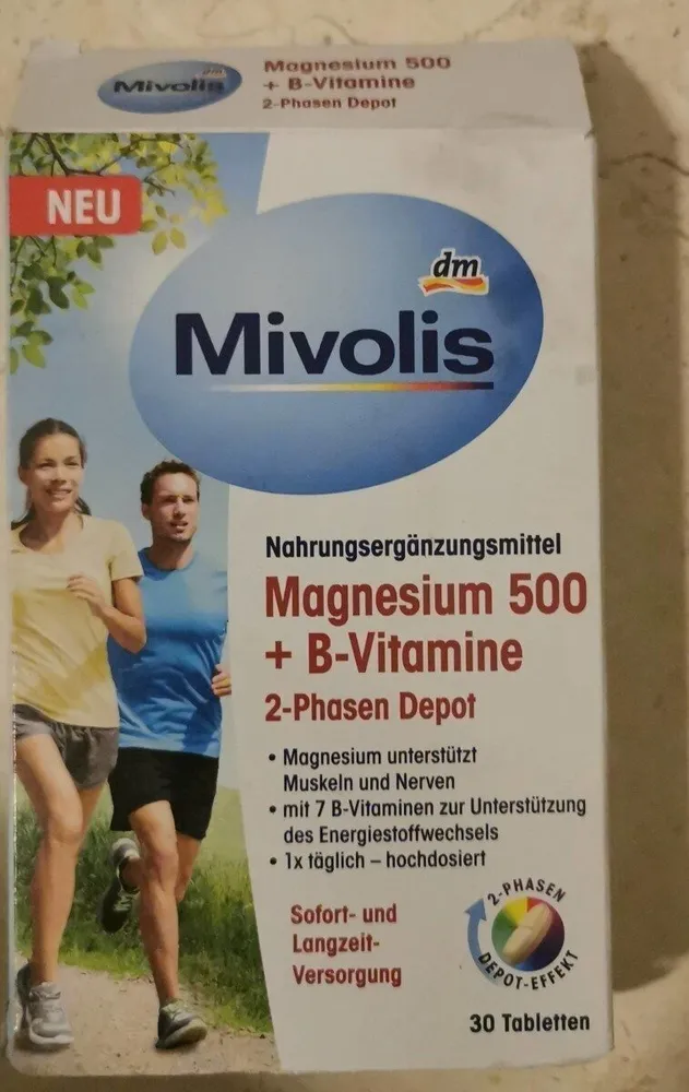 Mivolis magnesium 500 + b vitamine