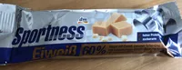 Riegel mit Eiweiß, Caramel-Toffe-Crisp-Geschmack mit kakaohaltiger Eiweißglasur (18%) überzogen.