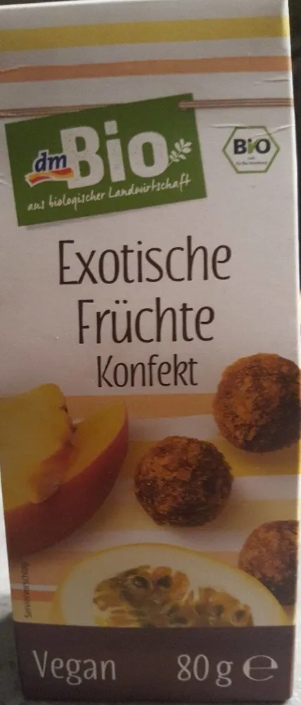 Exotische Früchte konfect
