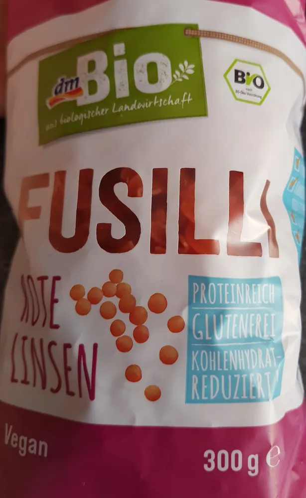Fusilli Rote Linsen