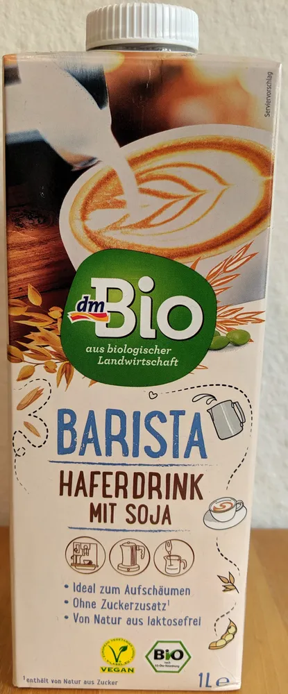 Barista Hafer Drink mit Soja