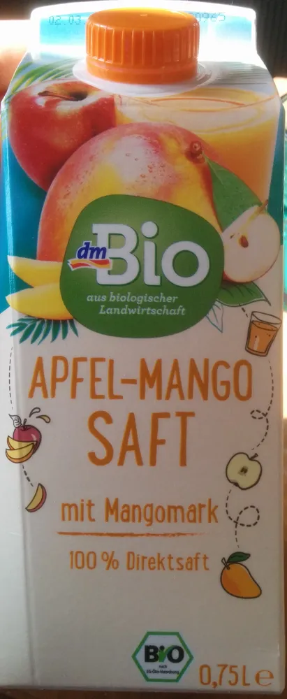 bio apfel-mango Saft