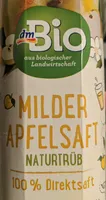 Milder Apfelsaft naturtrüb