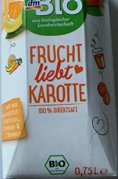 Frucht liebt Karotte