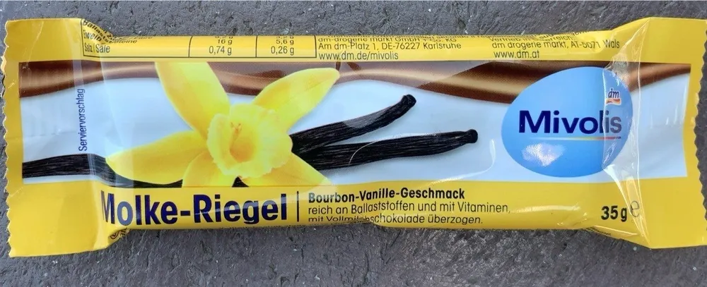 Mole-Riegel Buorbon-Vanille-Geschmack